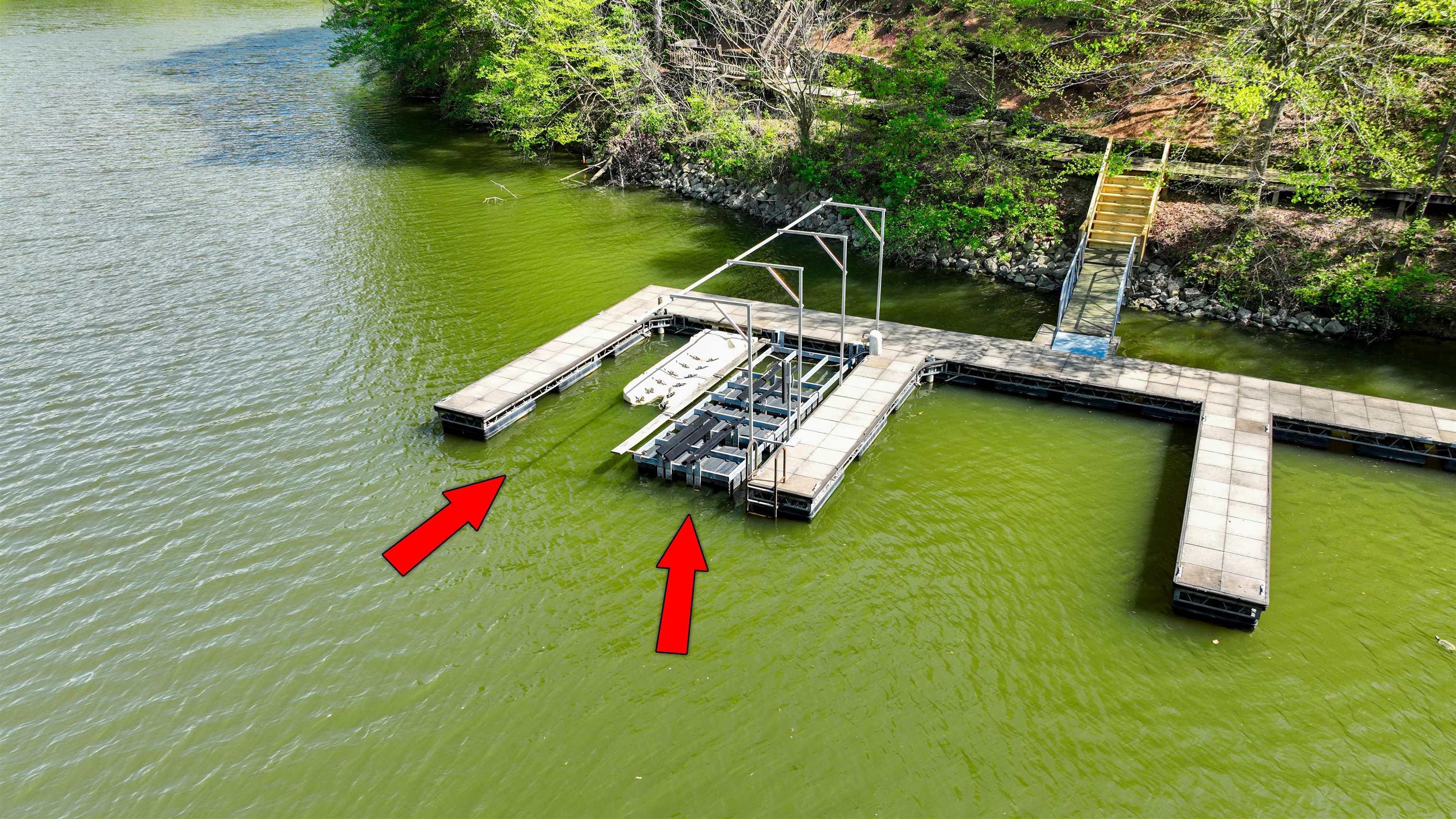 Image 3: View of dock with a water view