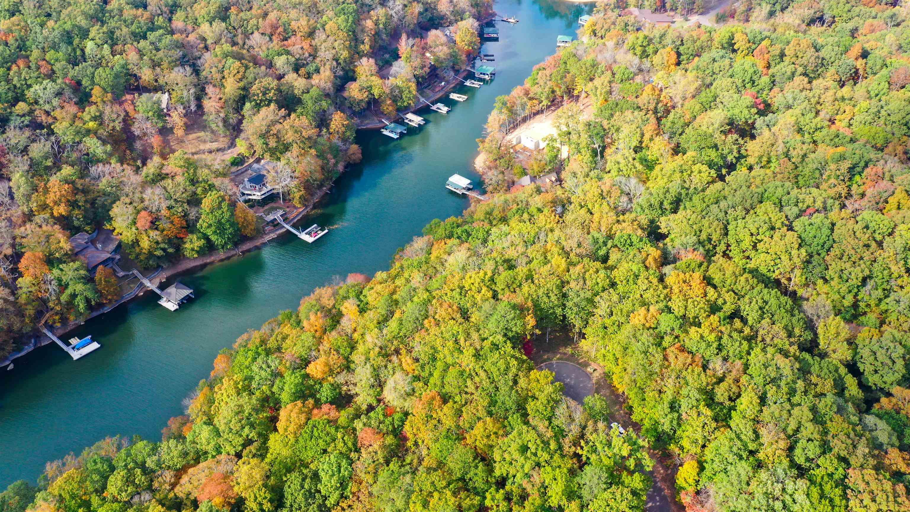 Image 3: Bird's eye view with a water view