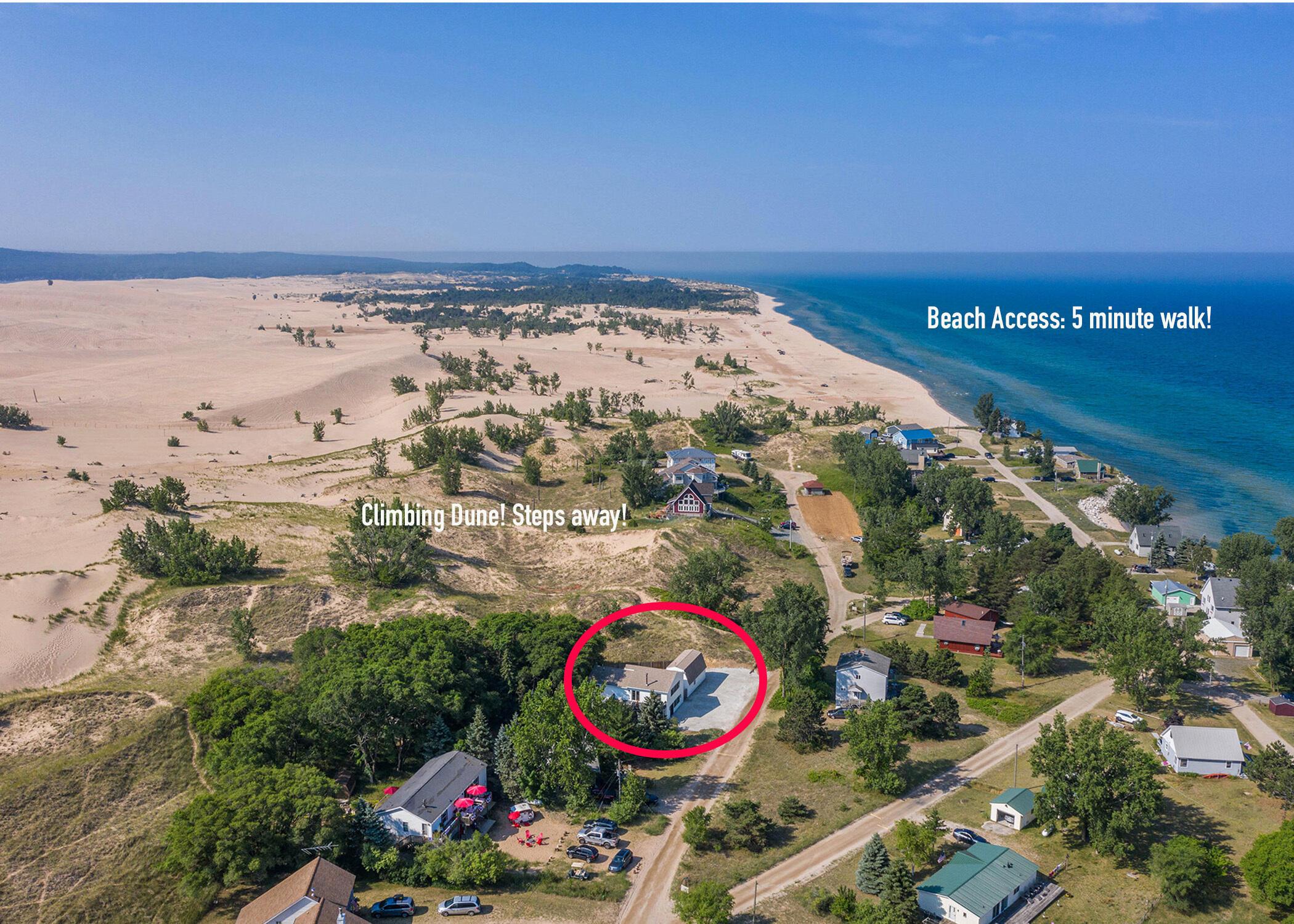 Image 1: Drone photo edited Beach and Dunes
