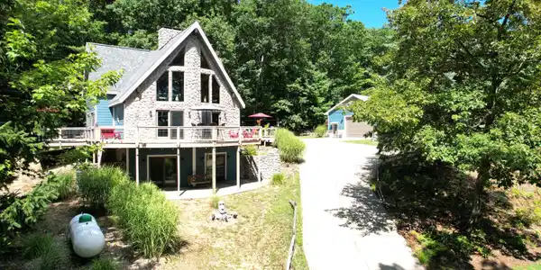 Image 3: Paved Driveway to home & garage