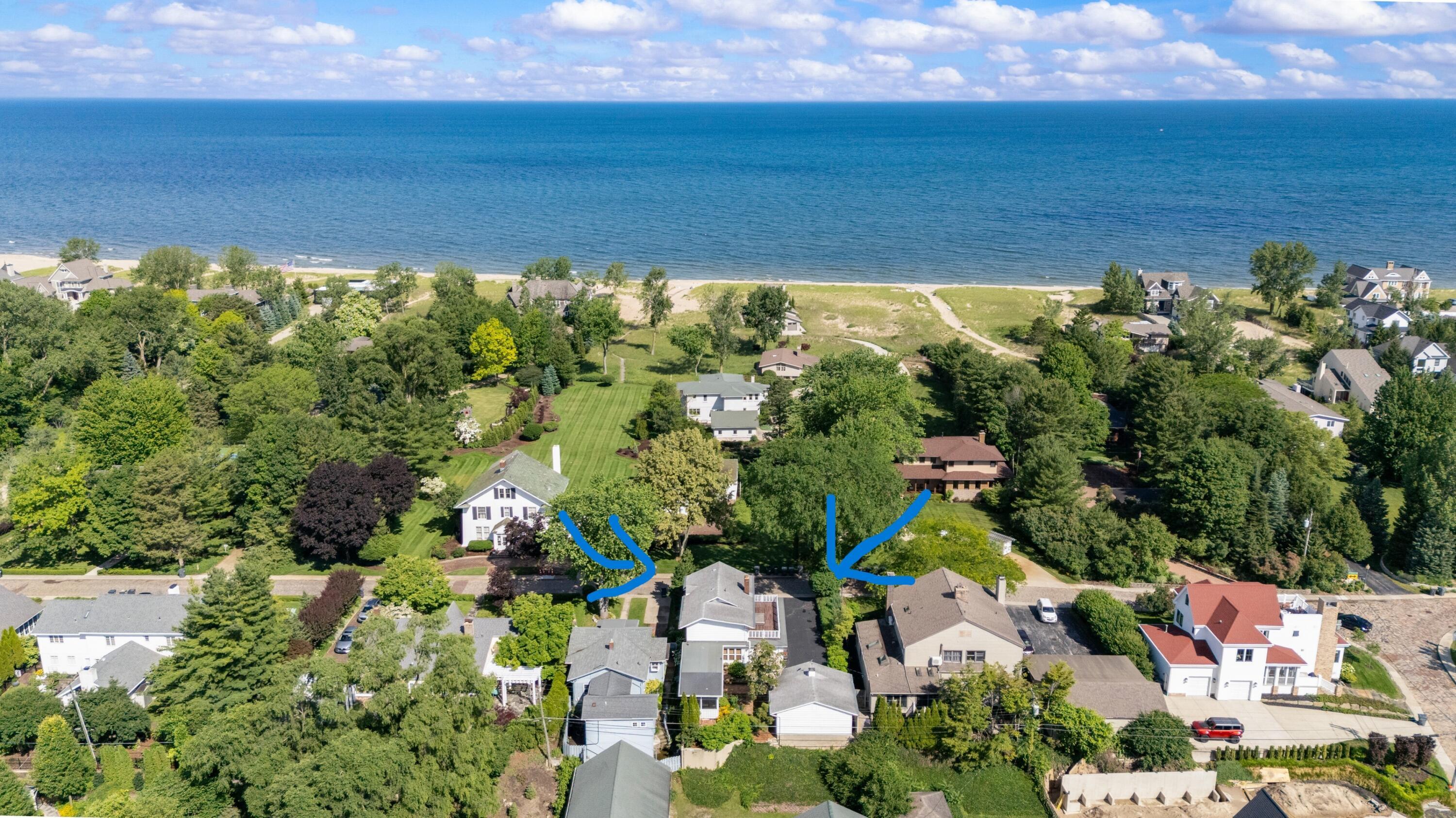 Image 3: view of home to lake