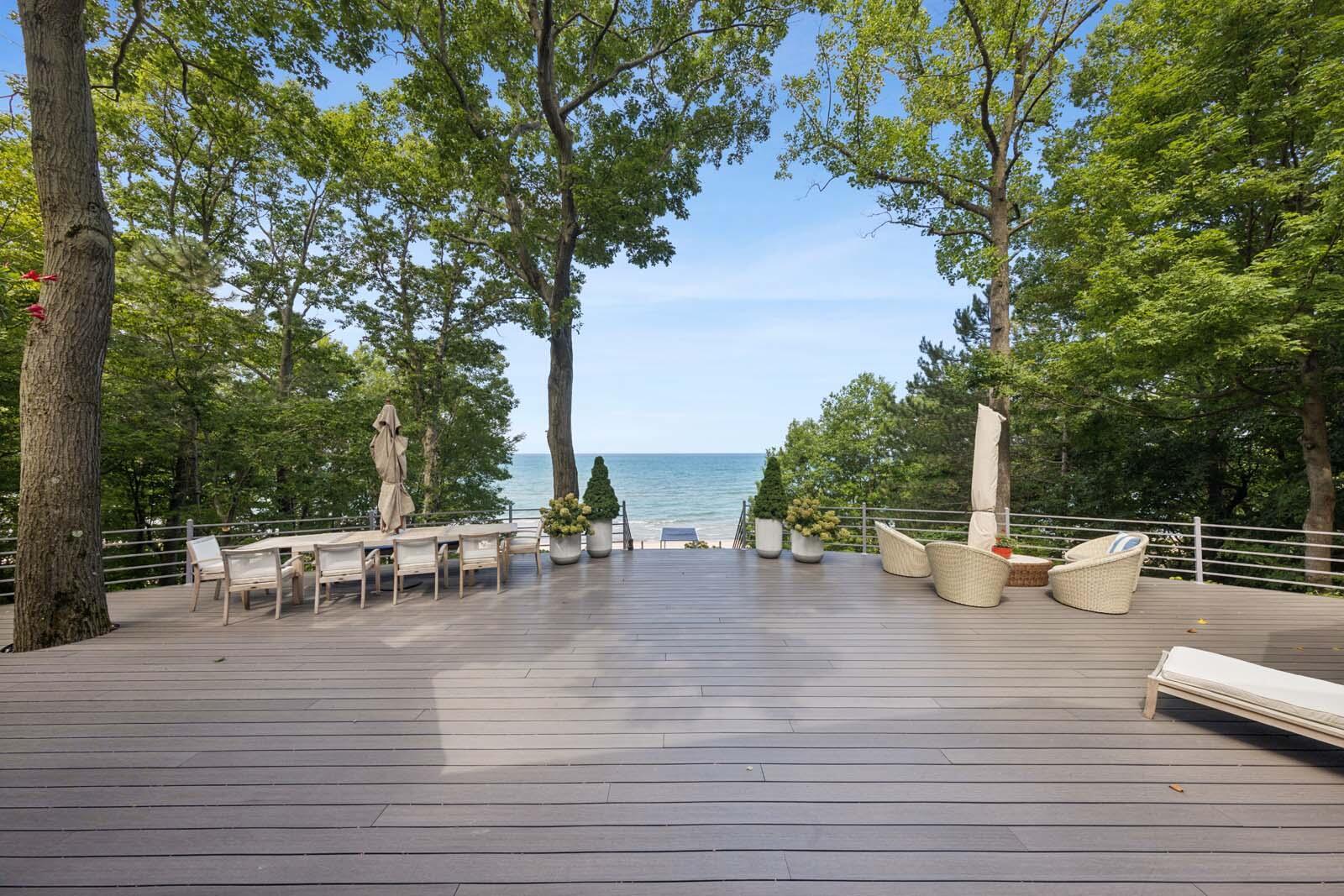 Image 1: Lakefront views from the custom decks