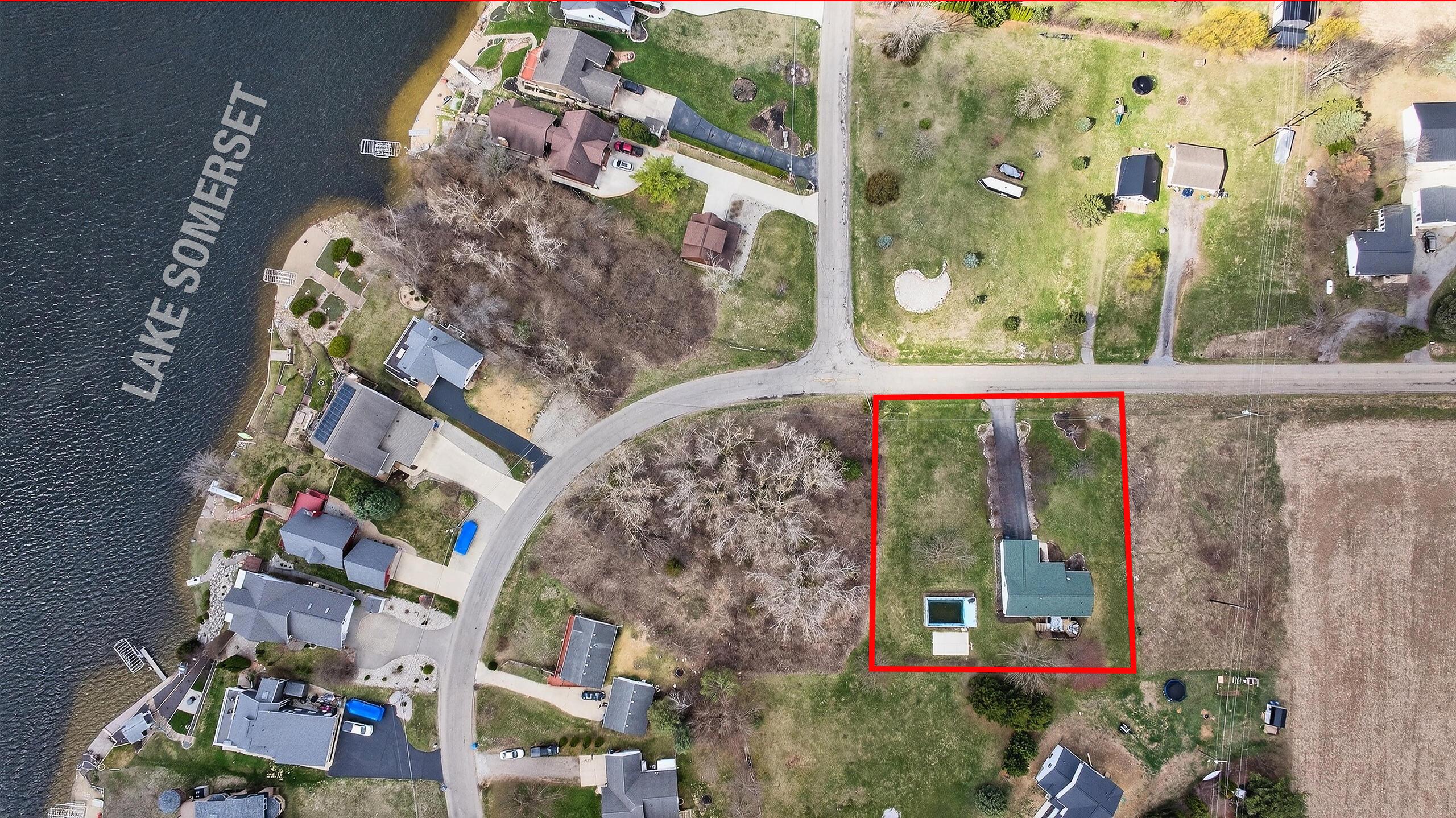 Image 2: 11085 Somerset Rd Cement City MI (Aerial