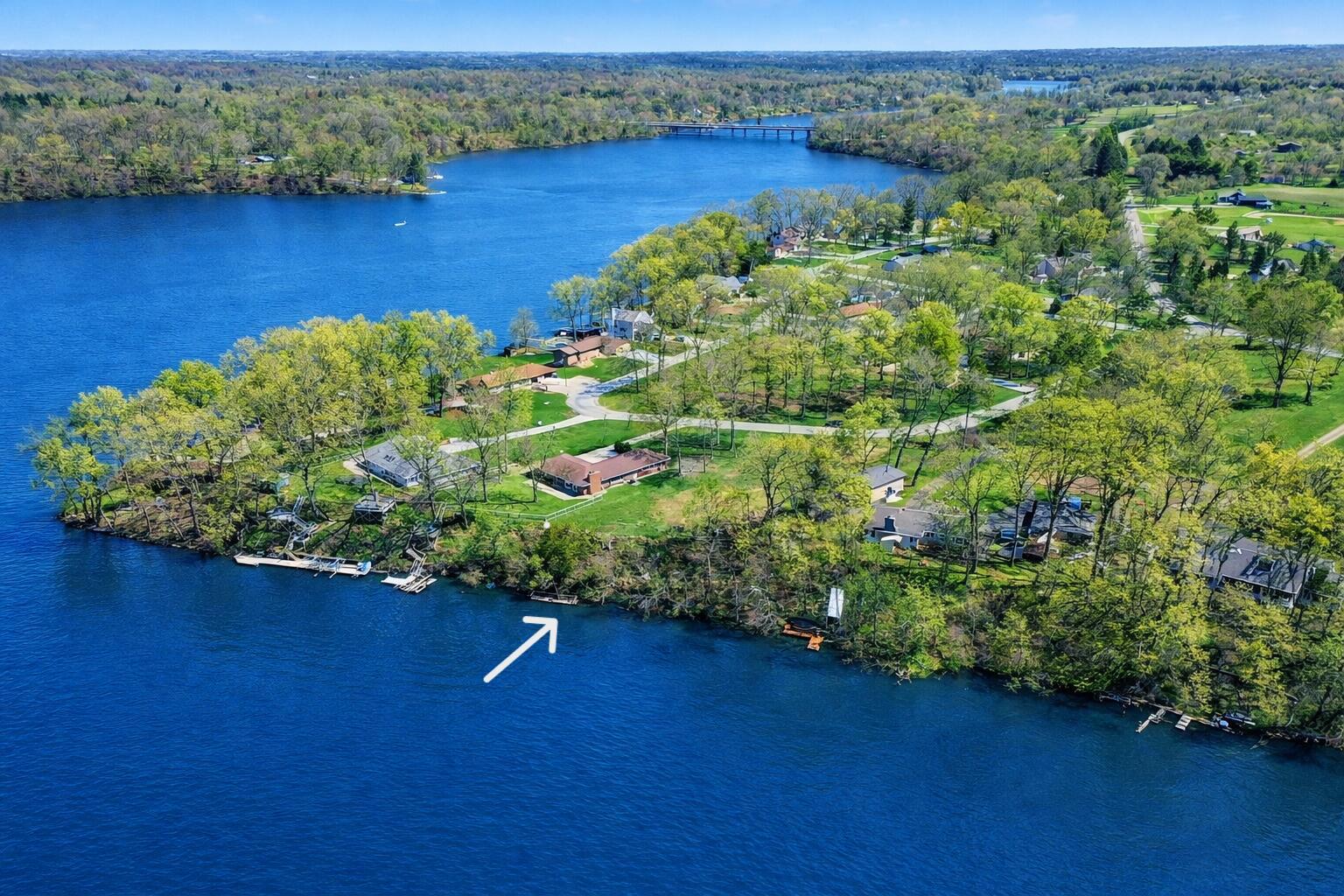 Image 4: Lakeside neighborhood with lush greenery