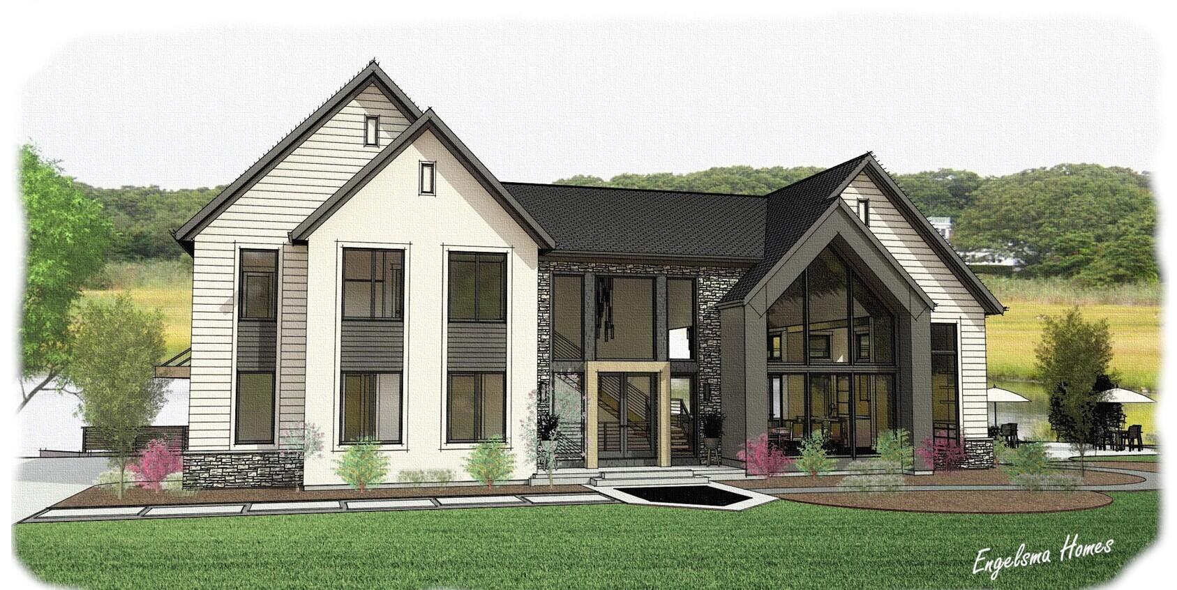 Image 1: 2966 Lakeshore Ave Front Exterior Render