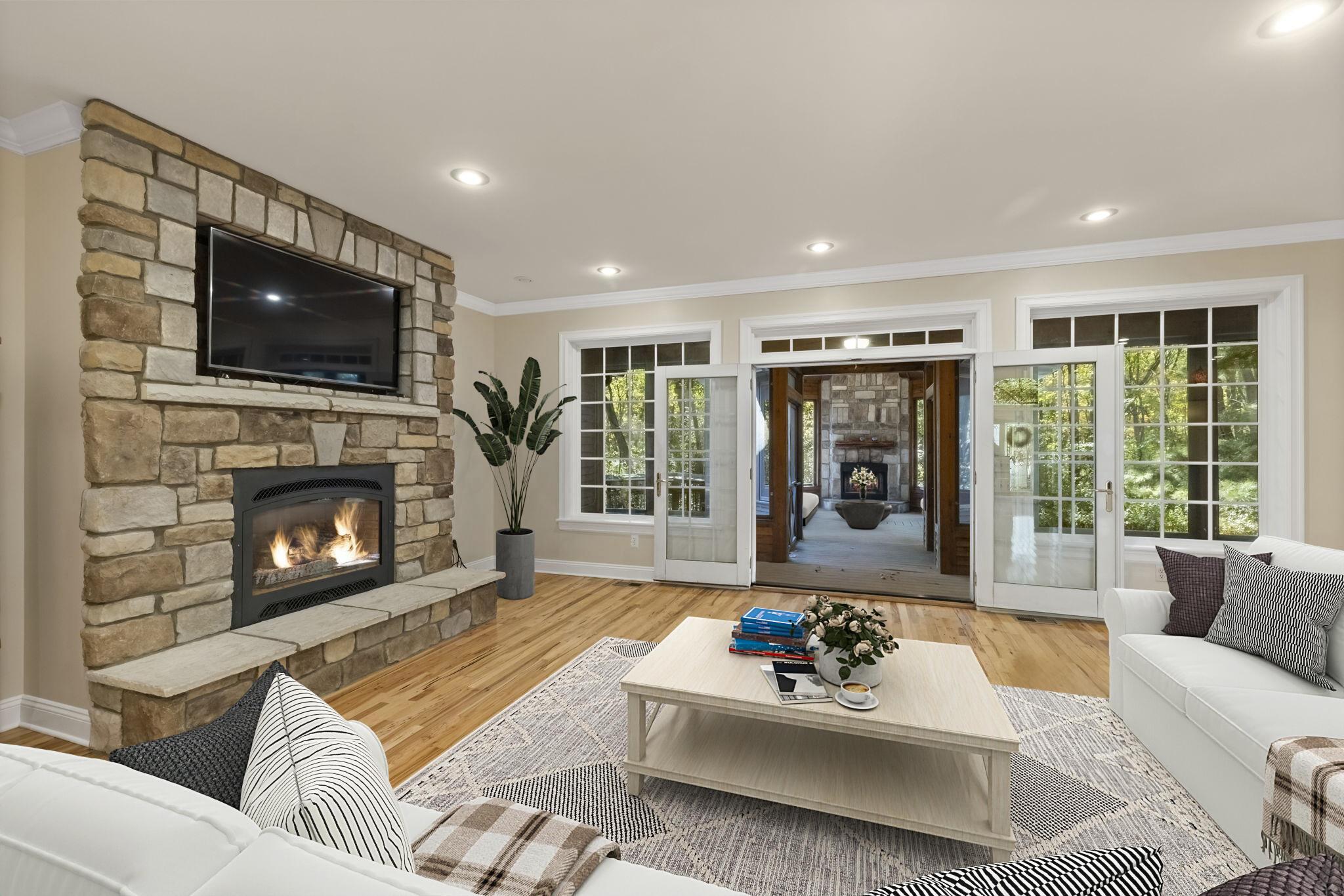Image 4: Living Room Virtually Staged