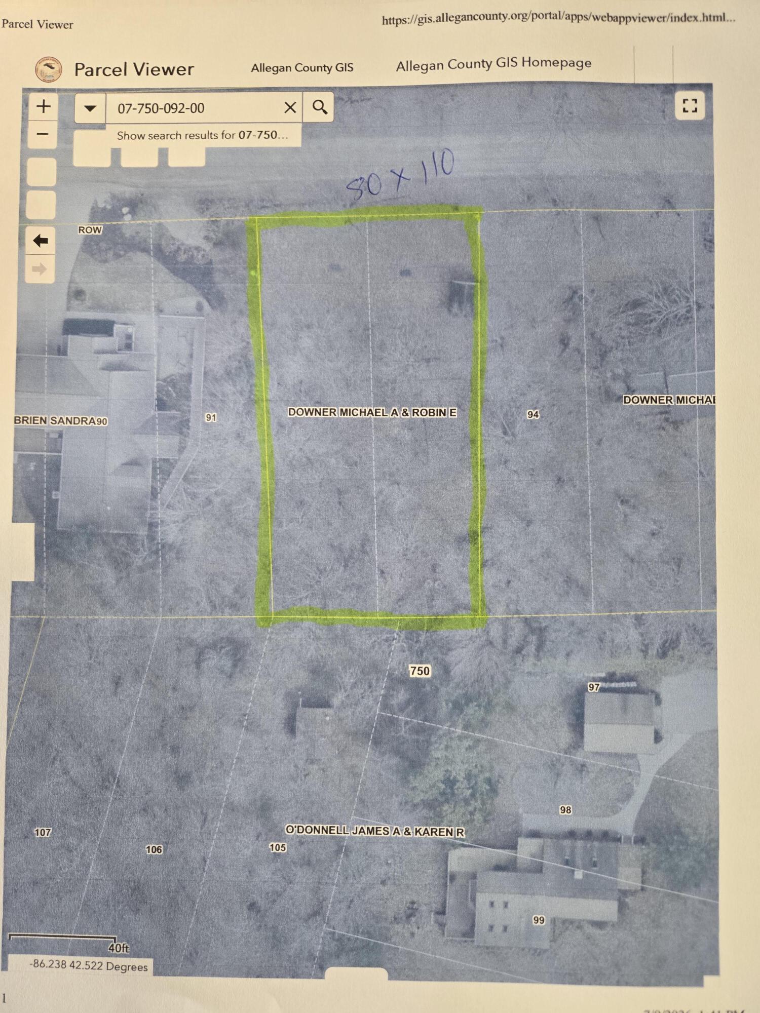 Image 1: Charles St Fennville aerial