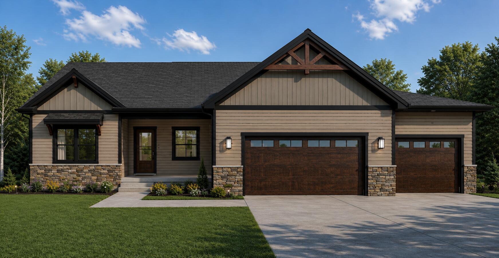 Image 1: Starlight Ridge Circle Front Rendering