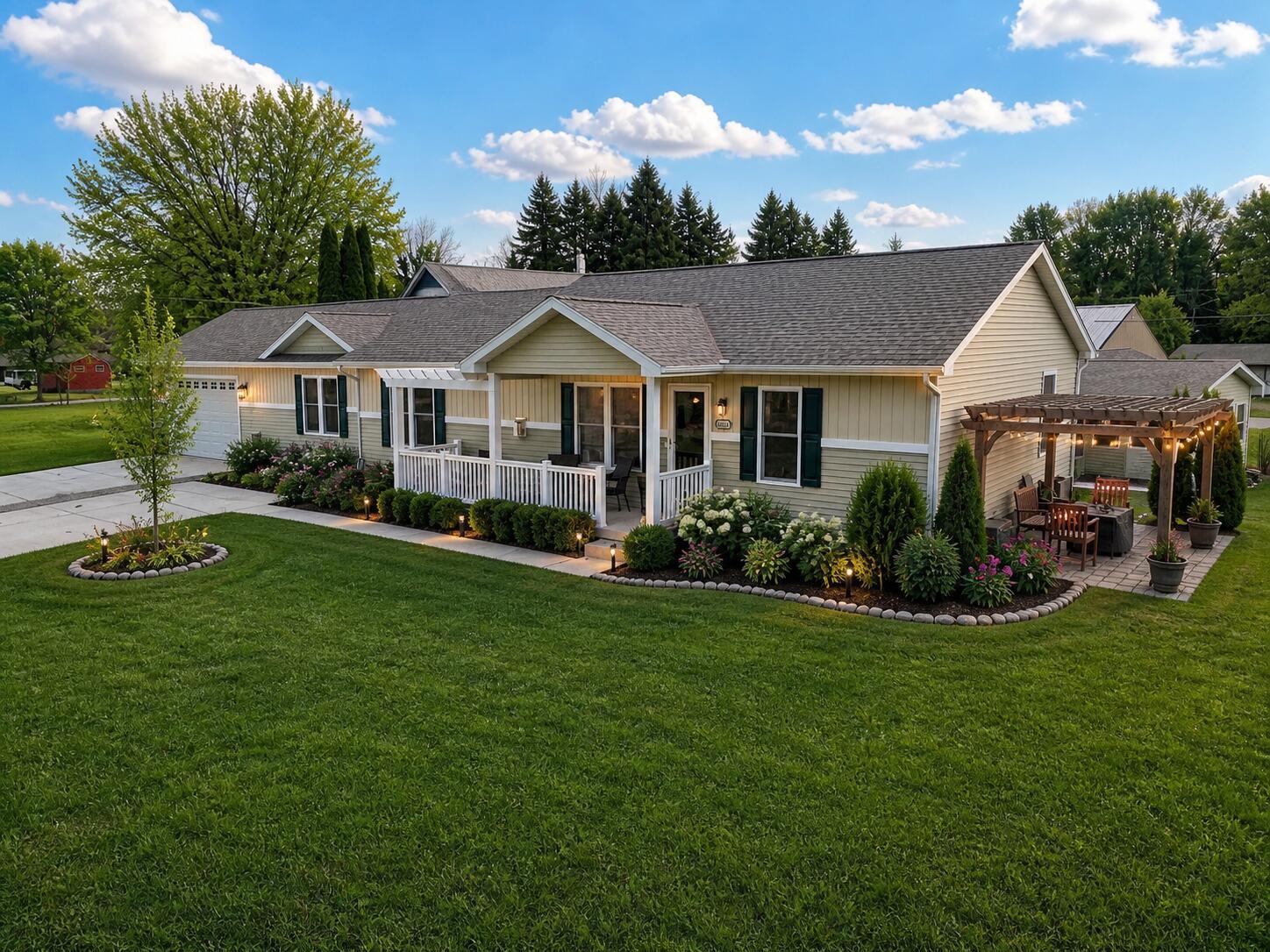 Image 1: Street View of Home **Landscaped AI**