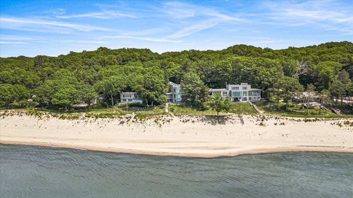 Image 1: Drone View of Lakefront