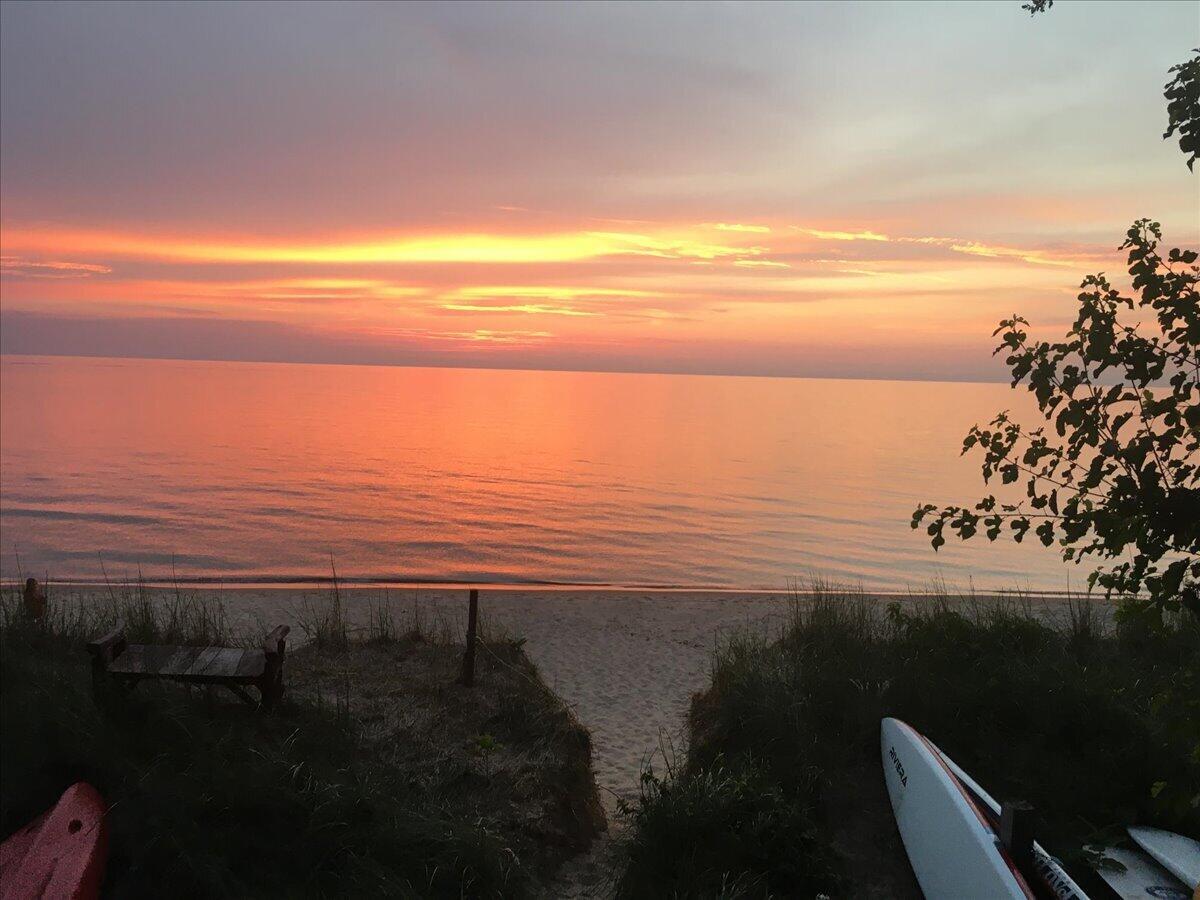 Image 2: Sunset on Lake Michigan