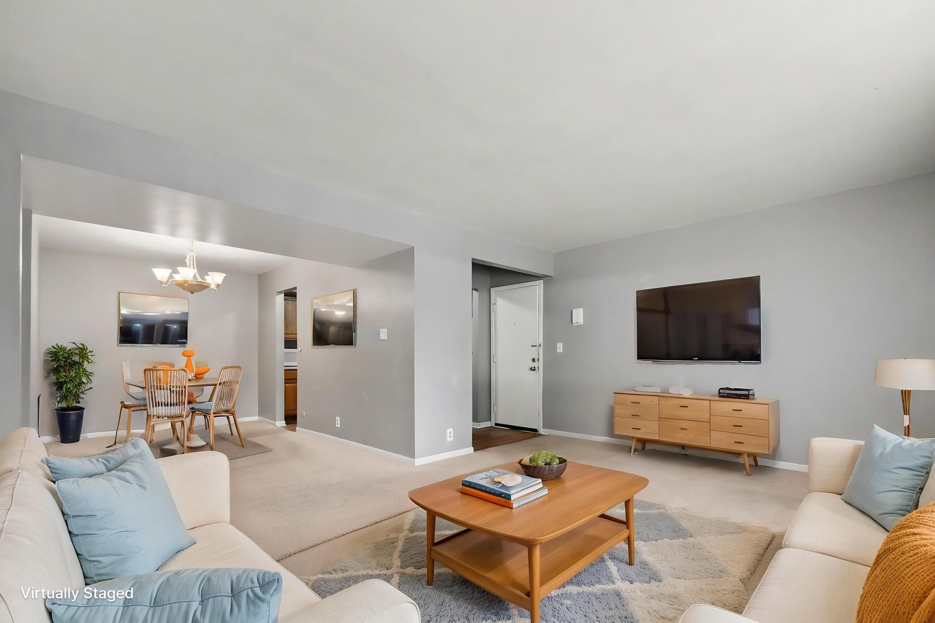 Image 3: Living Room Virtually Staged