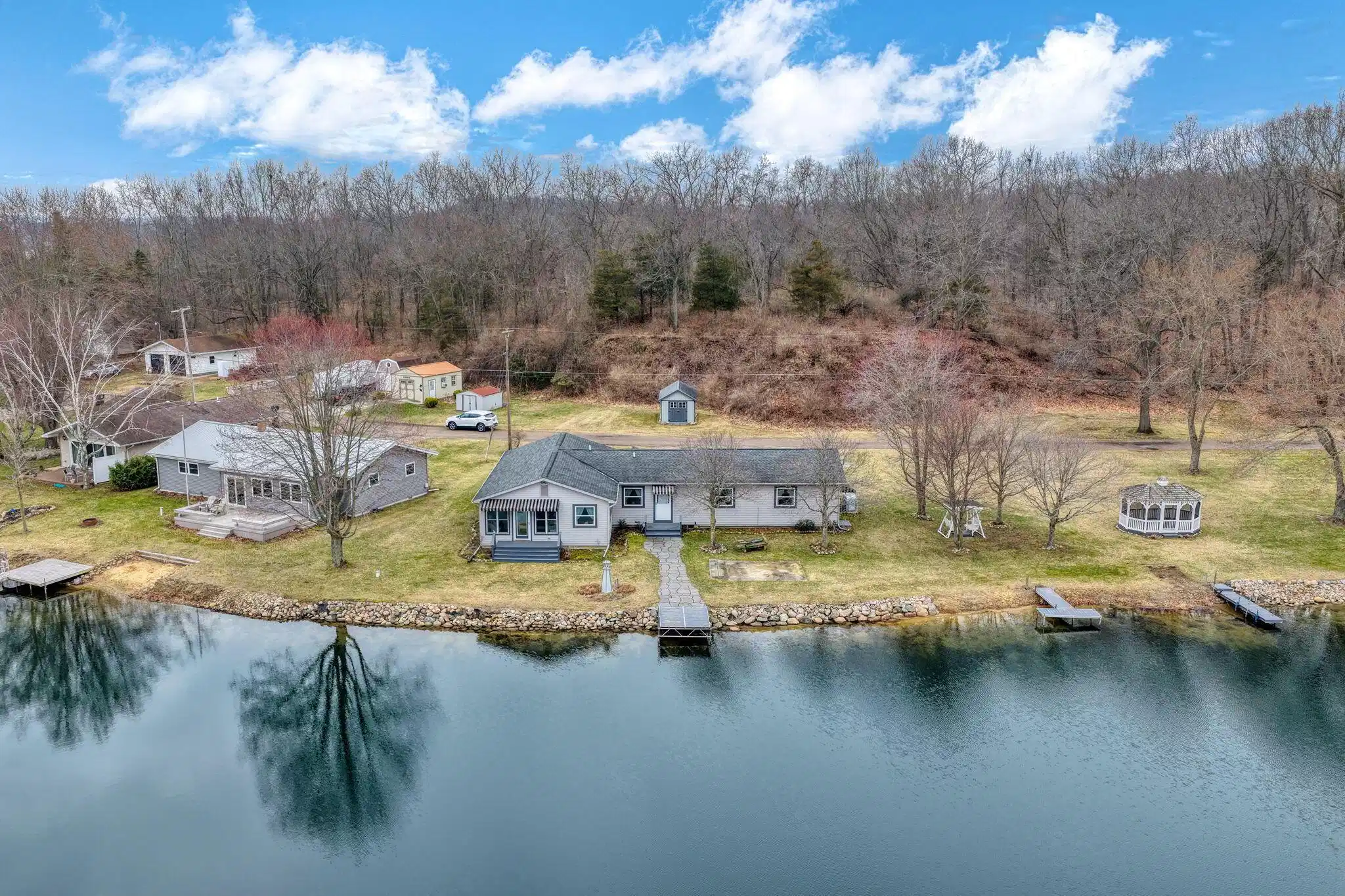 Image 1: white-lake-aerial-home-mi.jpg