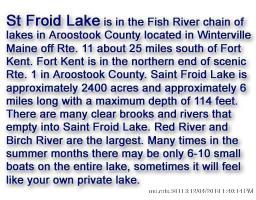 Lots 002 & West Side of St Froid Lake