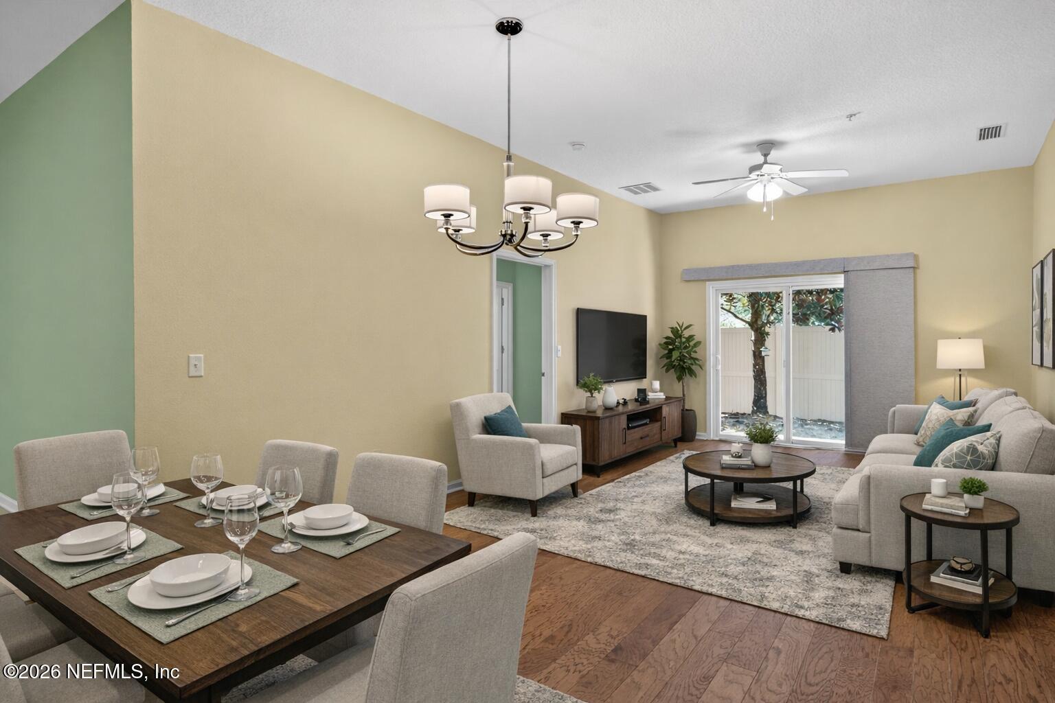 Image 1: Virtually staged Living Room