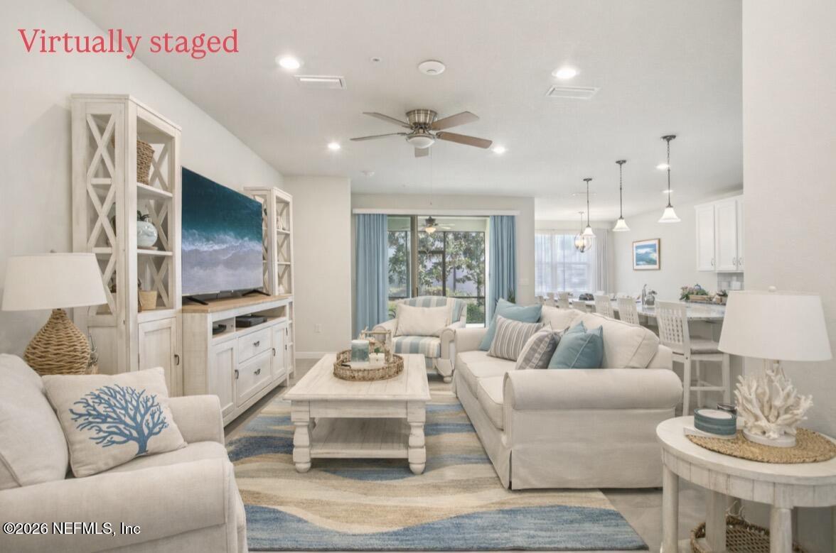 Image 3: Living room staged