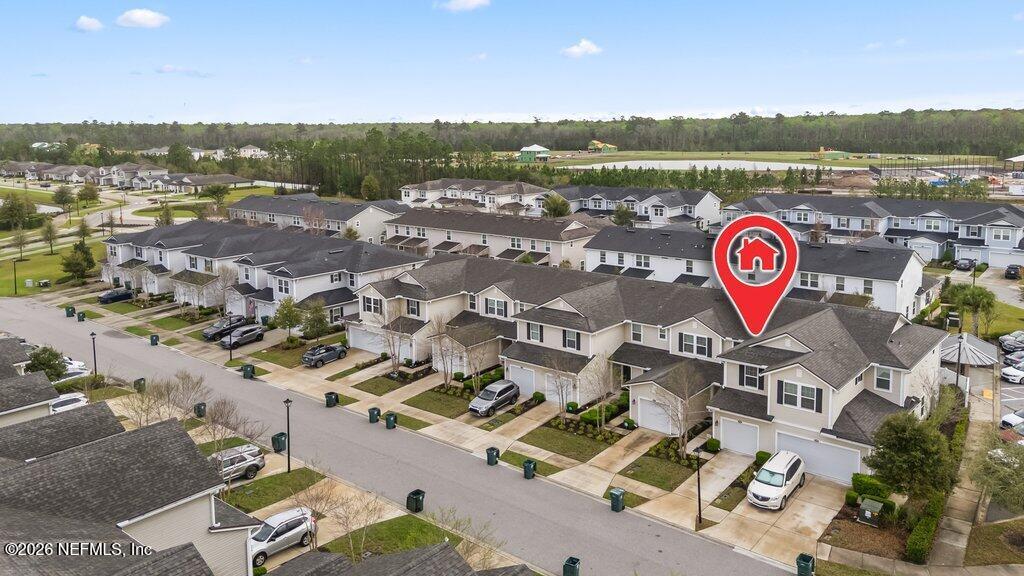 Image 2: Aerial View of the Home