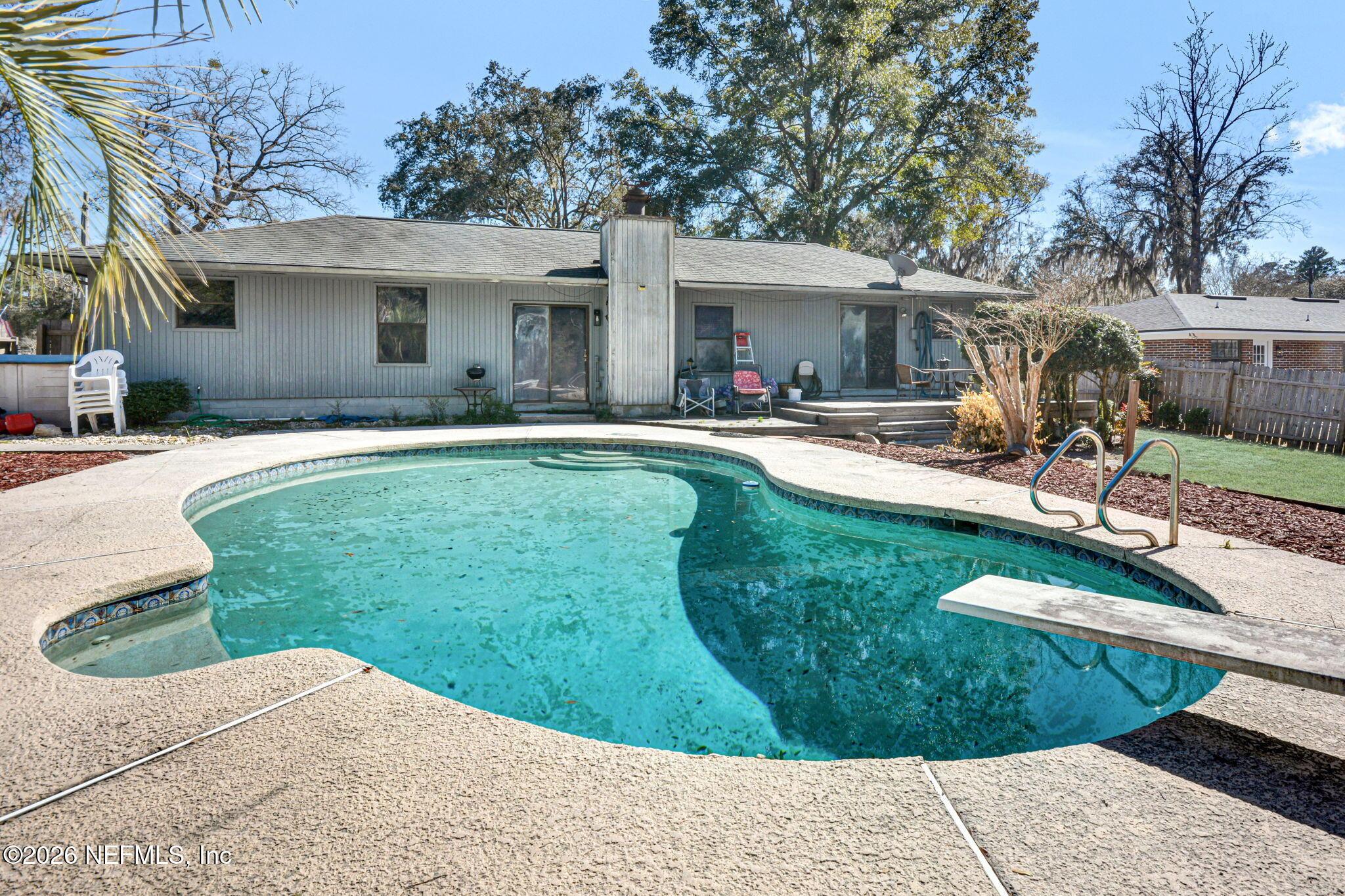 Image 2: Rear View - Pool