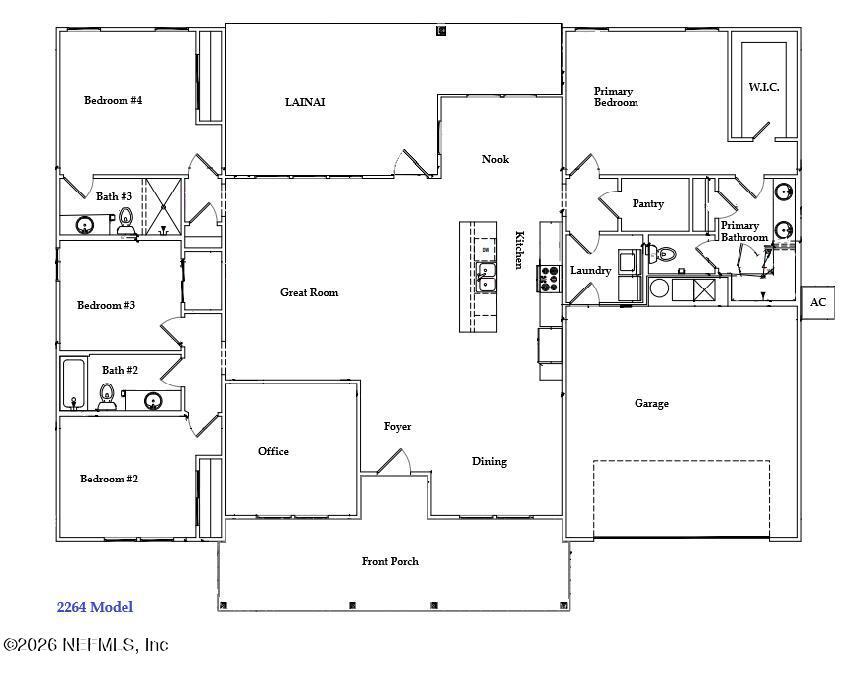 Image 3: 2264 Model Floorplan Basics