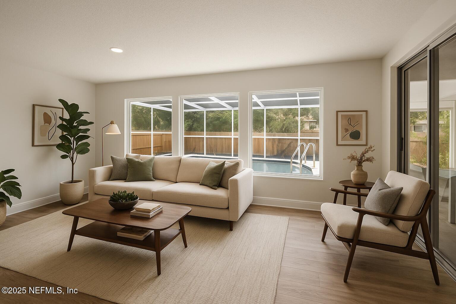 Image 3: Virtual staging living room