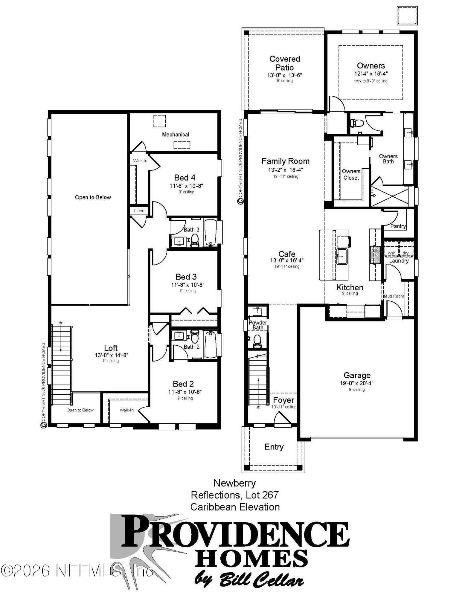 Image 2: RF267 Newberry CB - BW Floor Plan Brochu