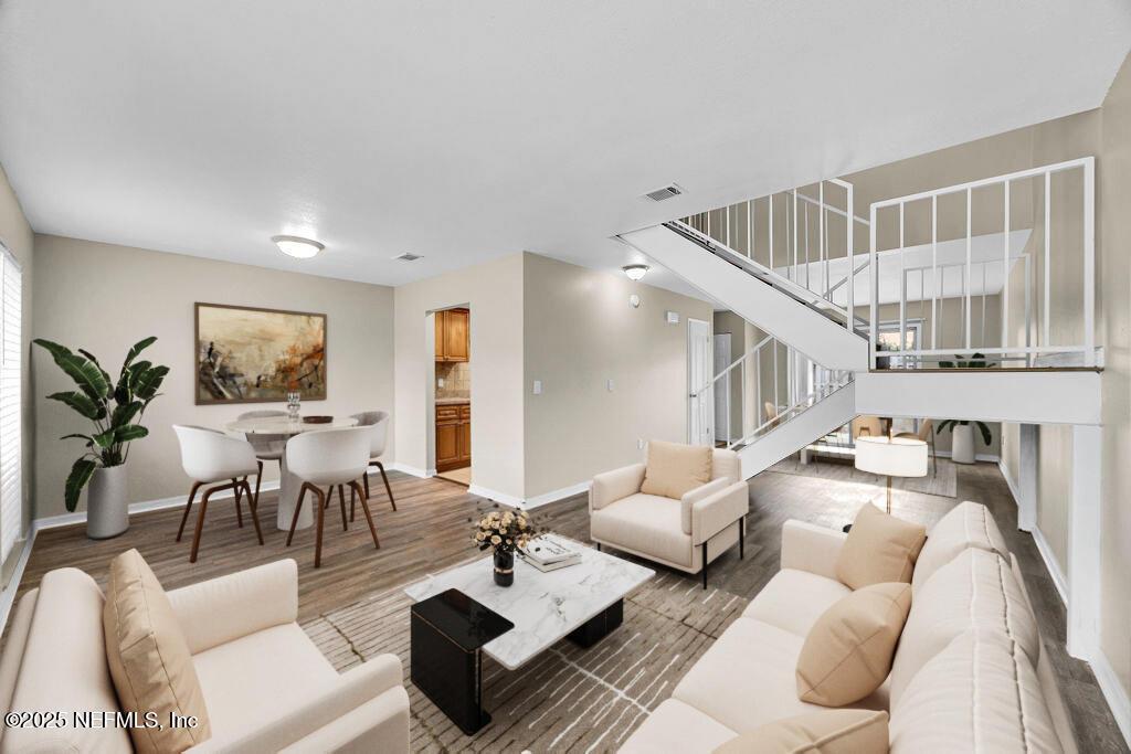 Image 4: Dining and living room