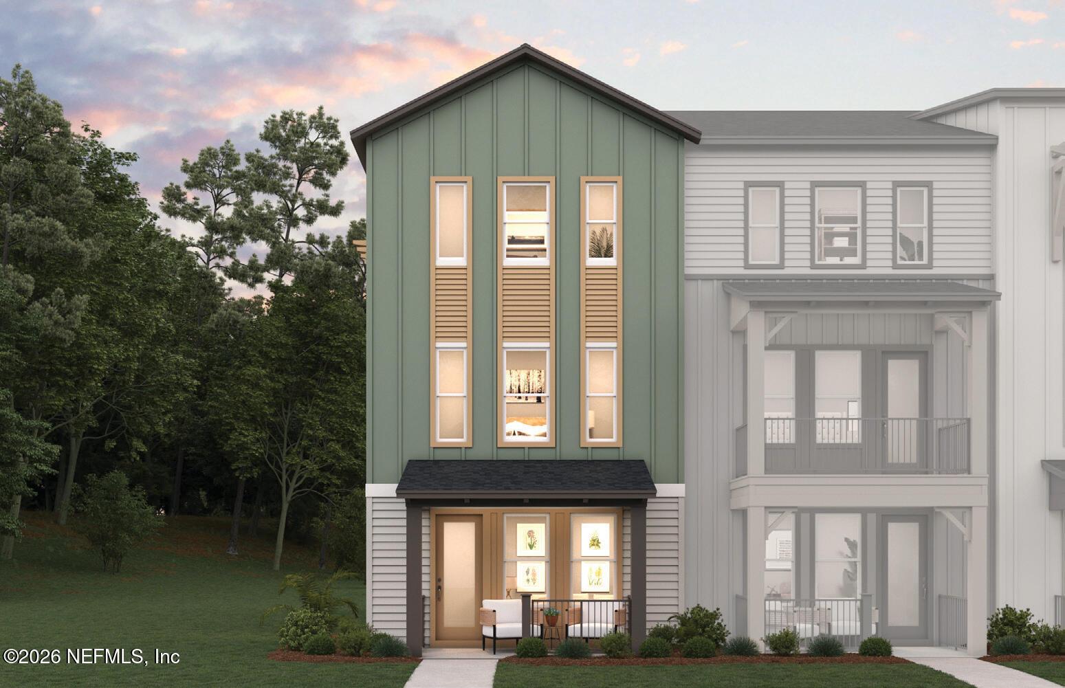 Image 2: Churchill_Townhome_Front_Elevation_2