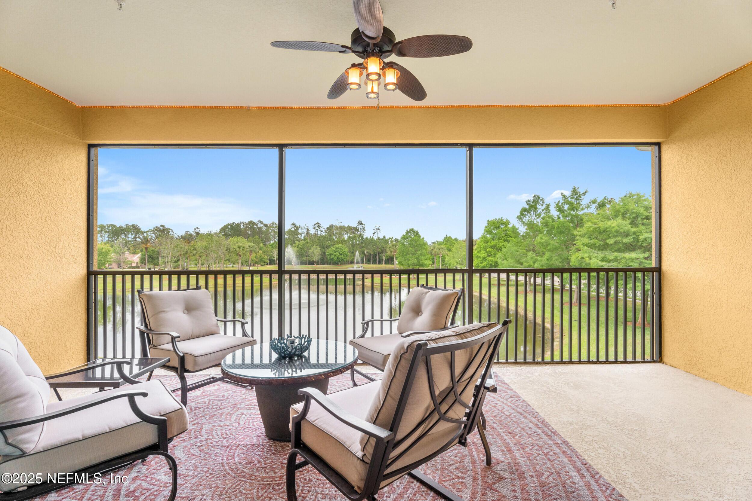 Image 1: Waterfront Lanai with Fountain Views