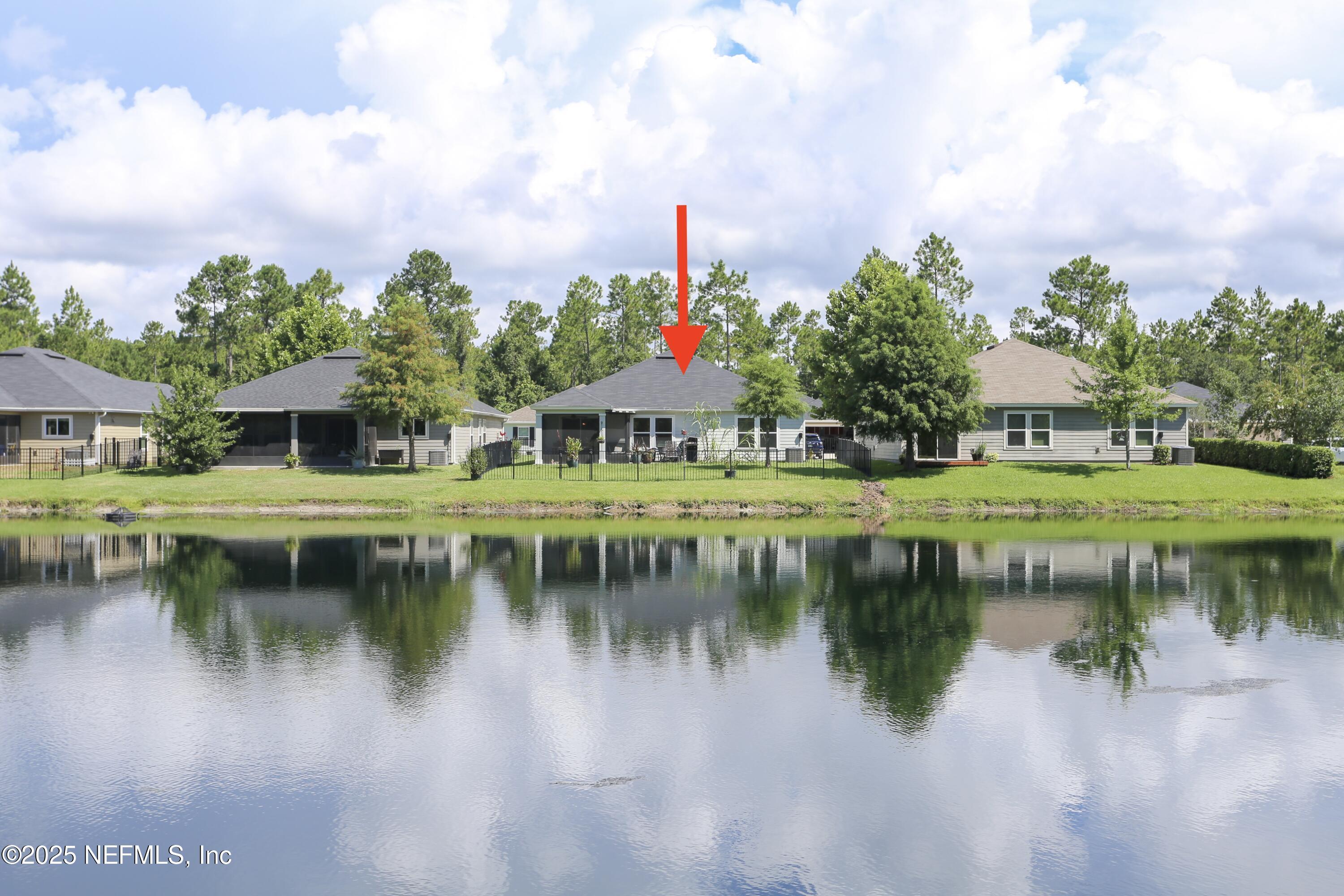 Image 4: Lake View Direct Elevation with arrow 61