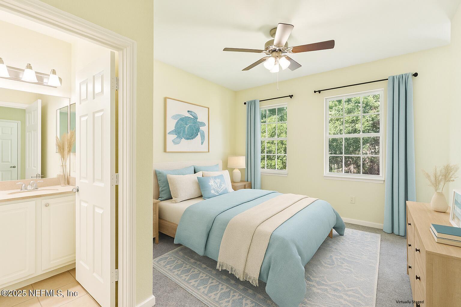 Image 4: Virtually Staged PrimaryPrimary bed