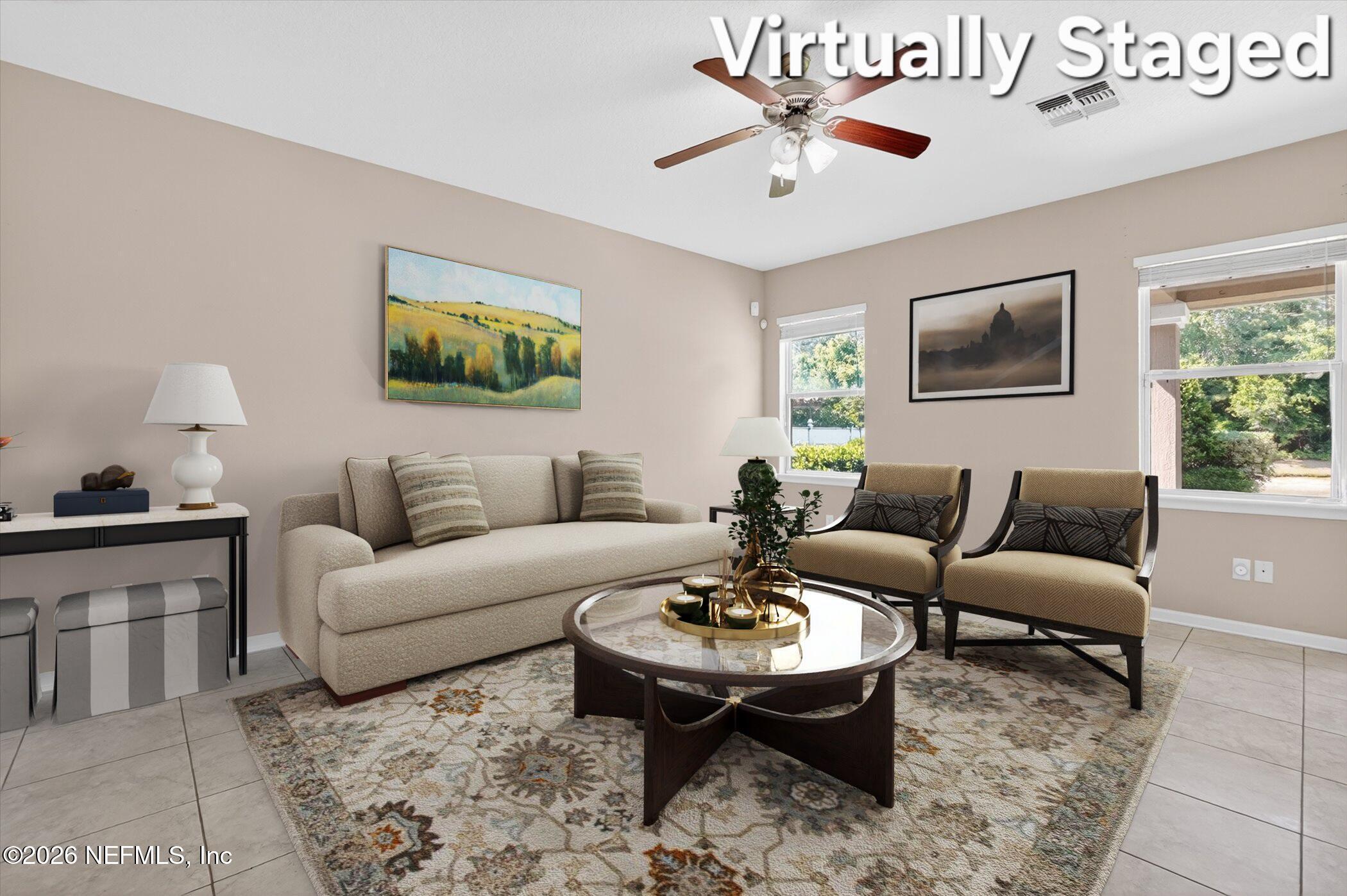 Image 4: Living Room - Virtually Staged