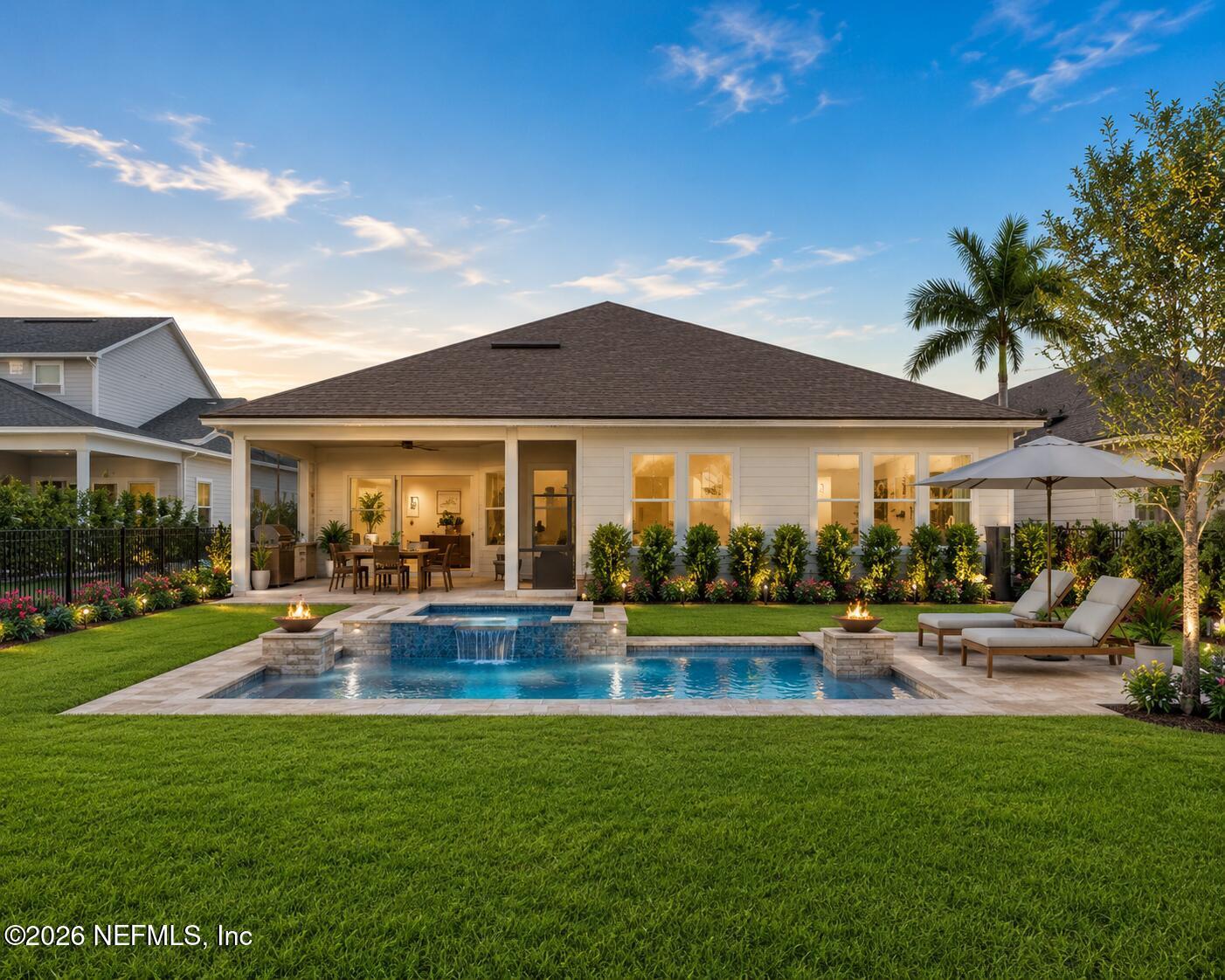 Image 2: 339 Palm Crest Pool Rendering