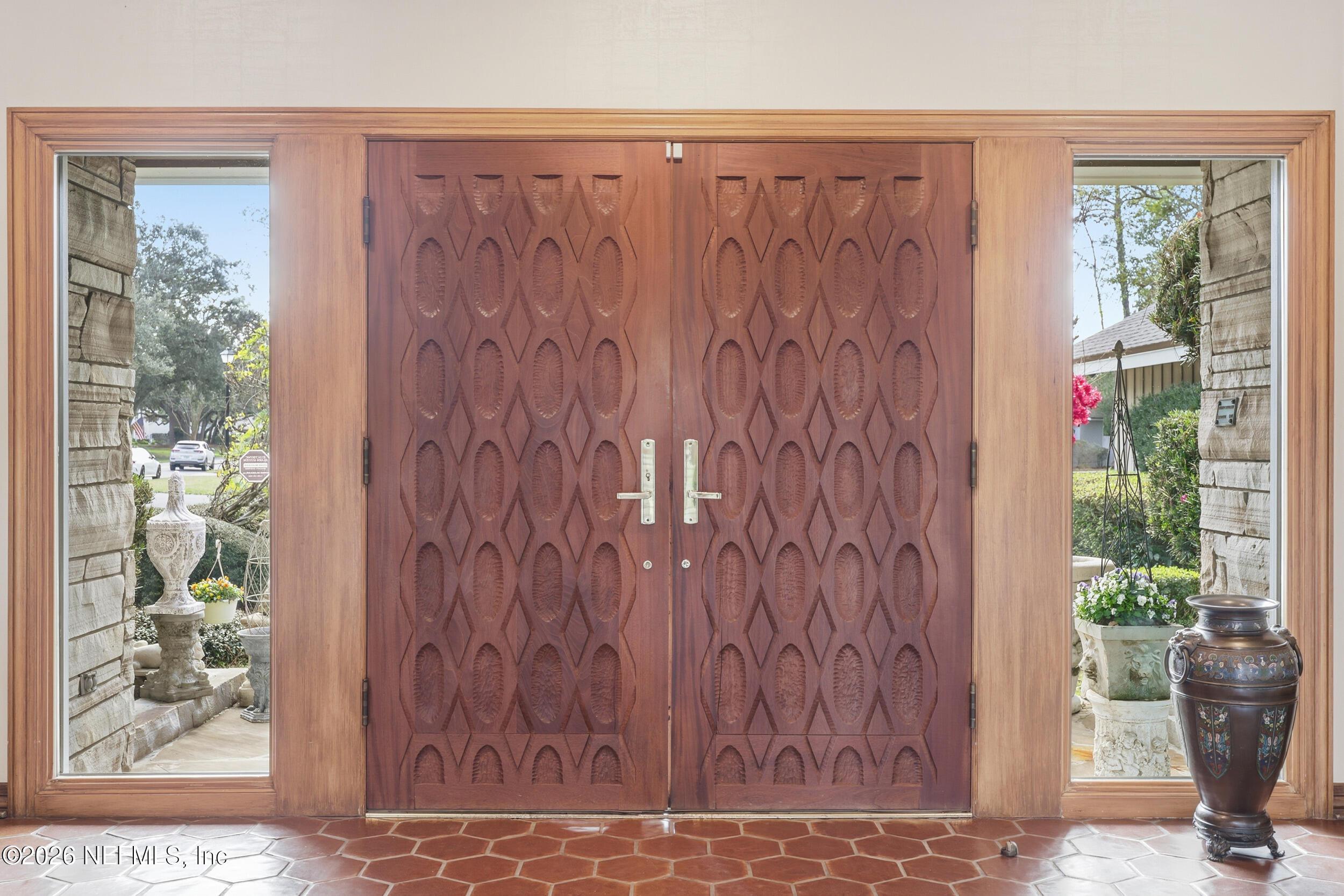 Image 3: Custom Carved Doors