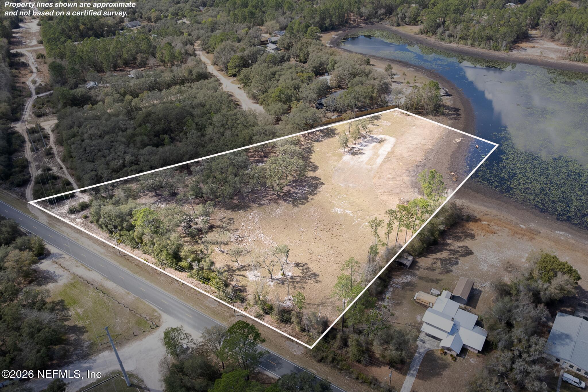 Image 2: 5370 CR 214 Drone Photo With Property Li