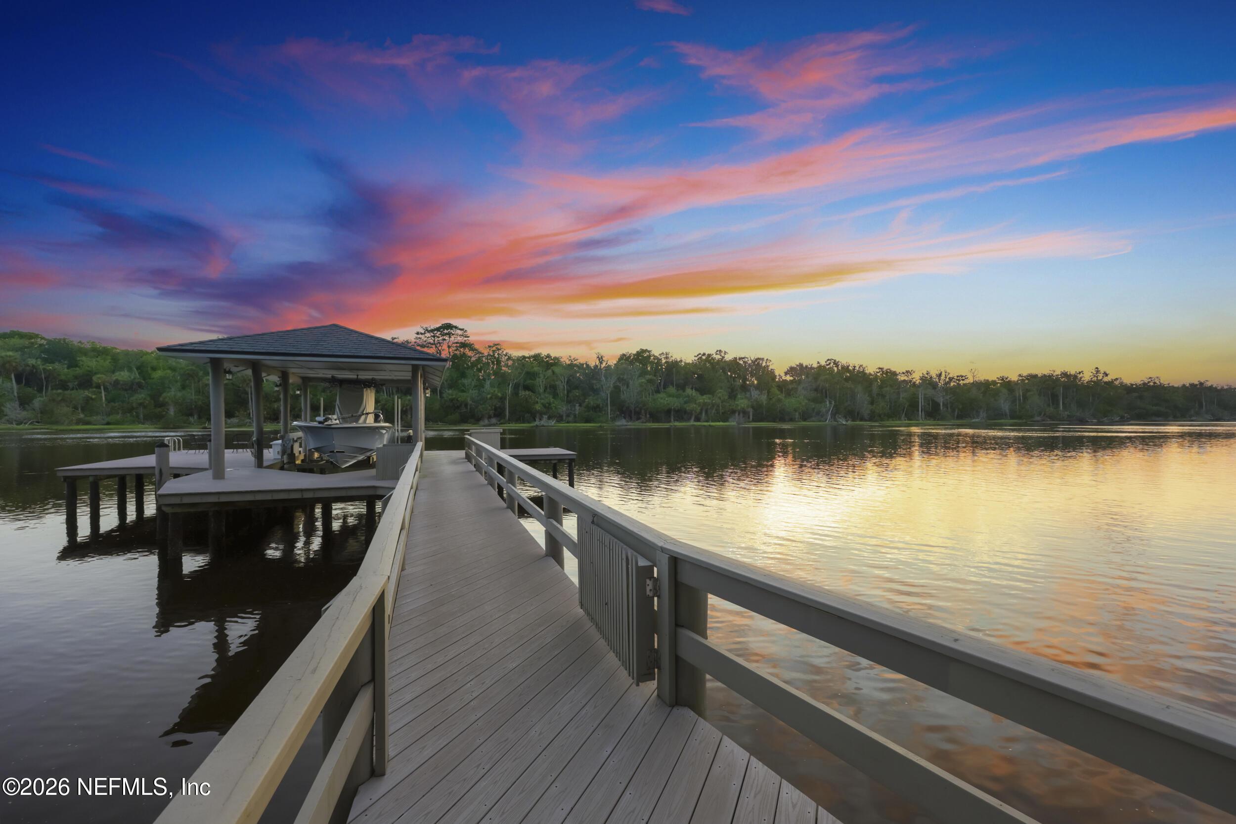 Image 2: SUNSET FROM THE DOCK