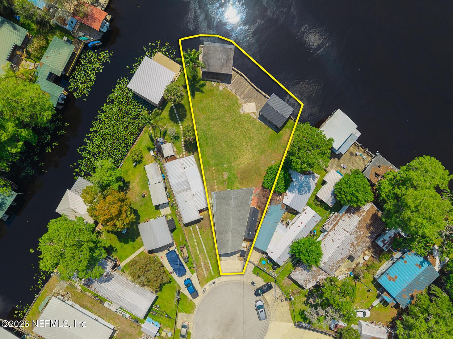 Image 1: Aerial view of property