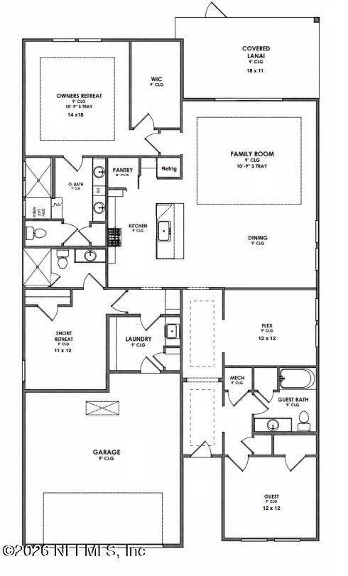 Image 3: ANTIGUA C FLOOR PLAN