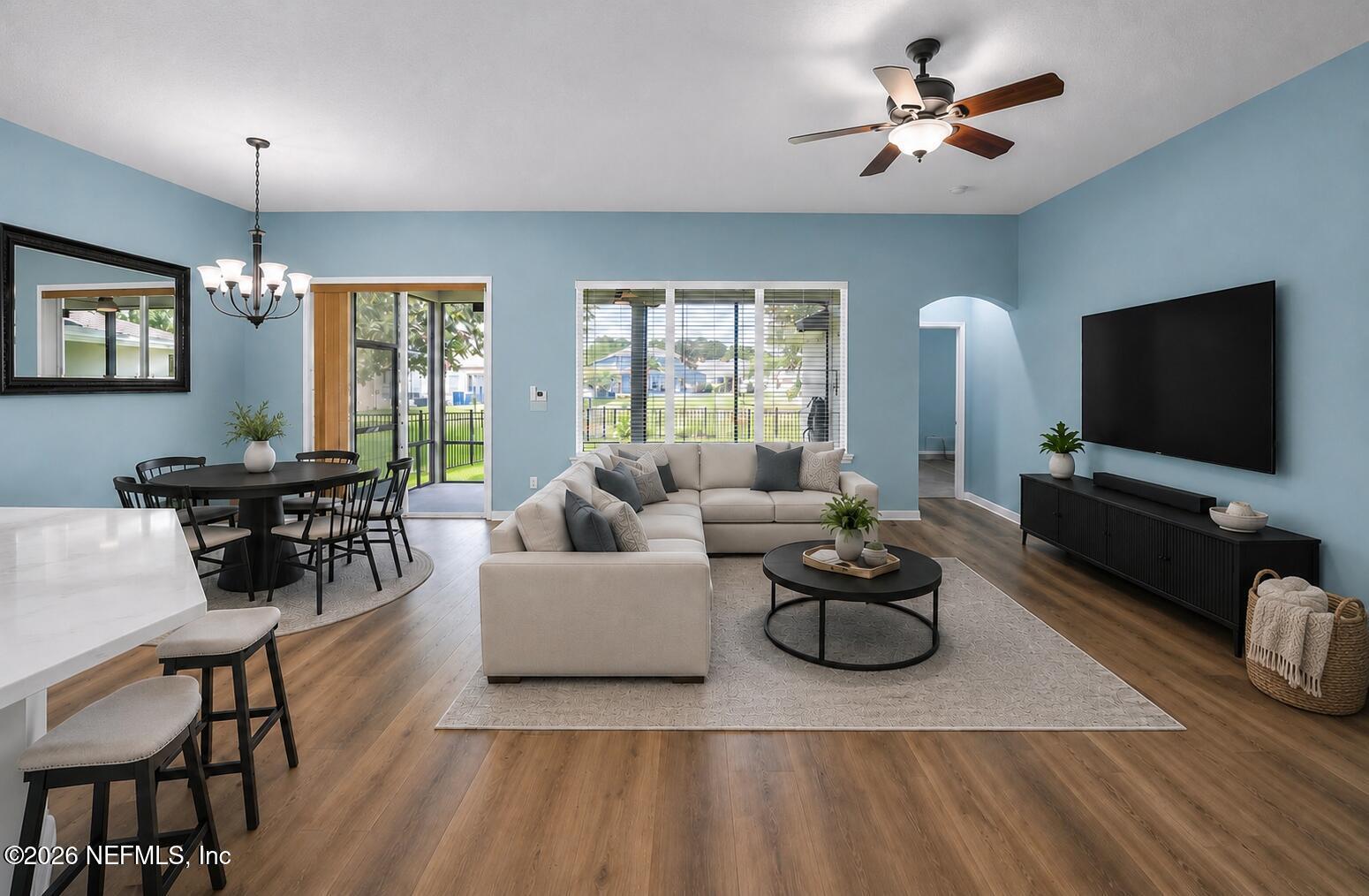 Image 3: Virtually Staged Living Room