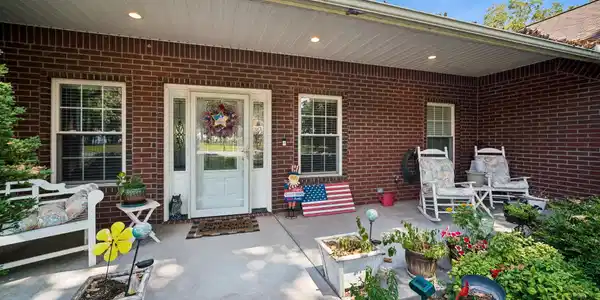 Image 2: covered front entry