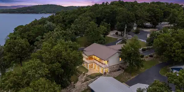 Image 4: Drone view of home