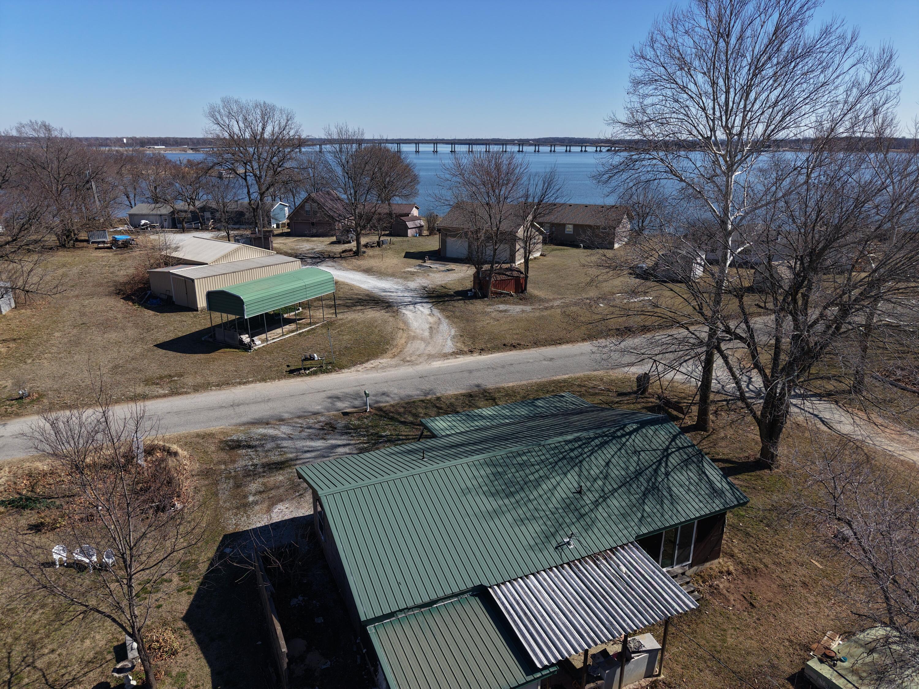 Image 2: Aerial Back View of Home
