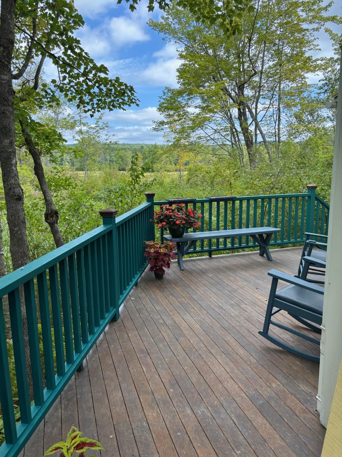 Image 1: Cottage Deck View Marsh