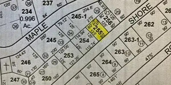 Lot 255 Lakeshore