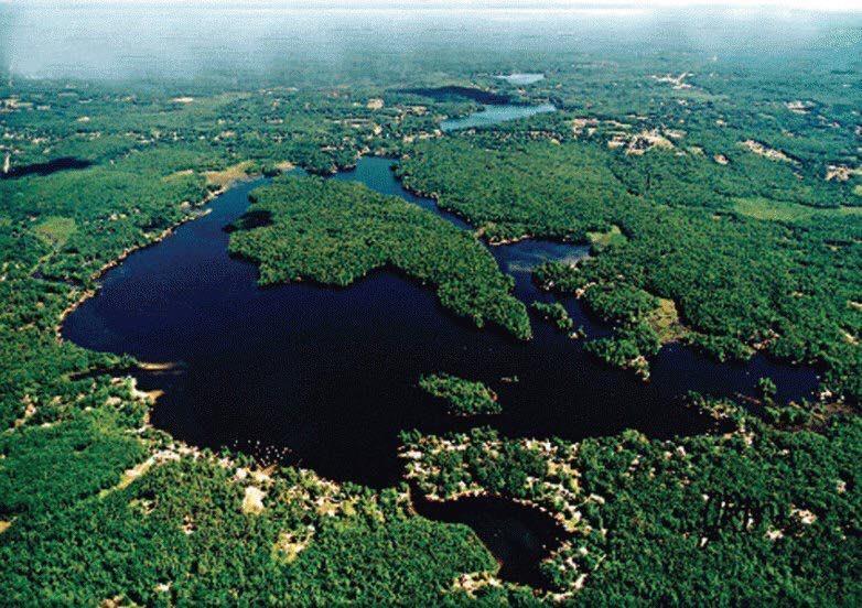 Image 2: BIG ISLAND POND AERIAL