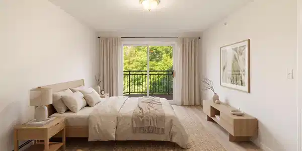 Image 4: Virtually staged bedroom Image 4: Virtually staged bedroom