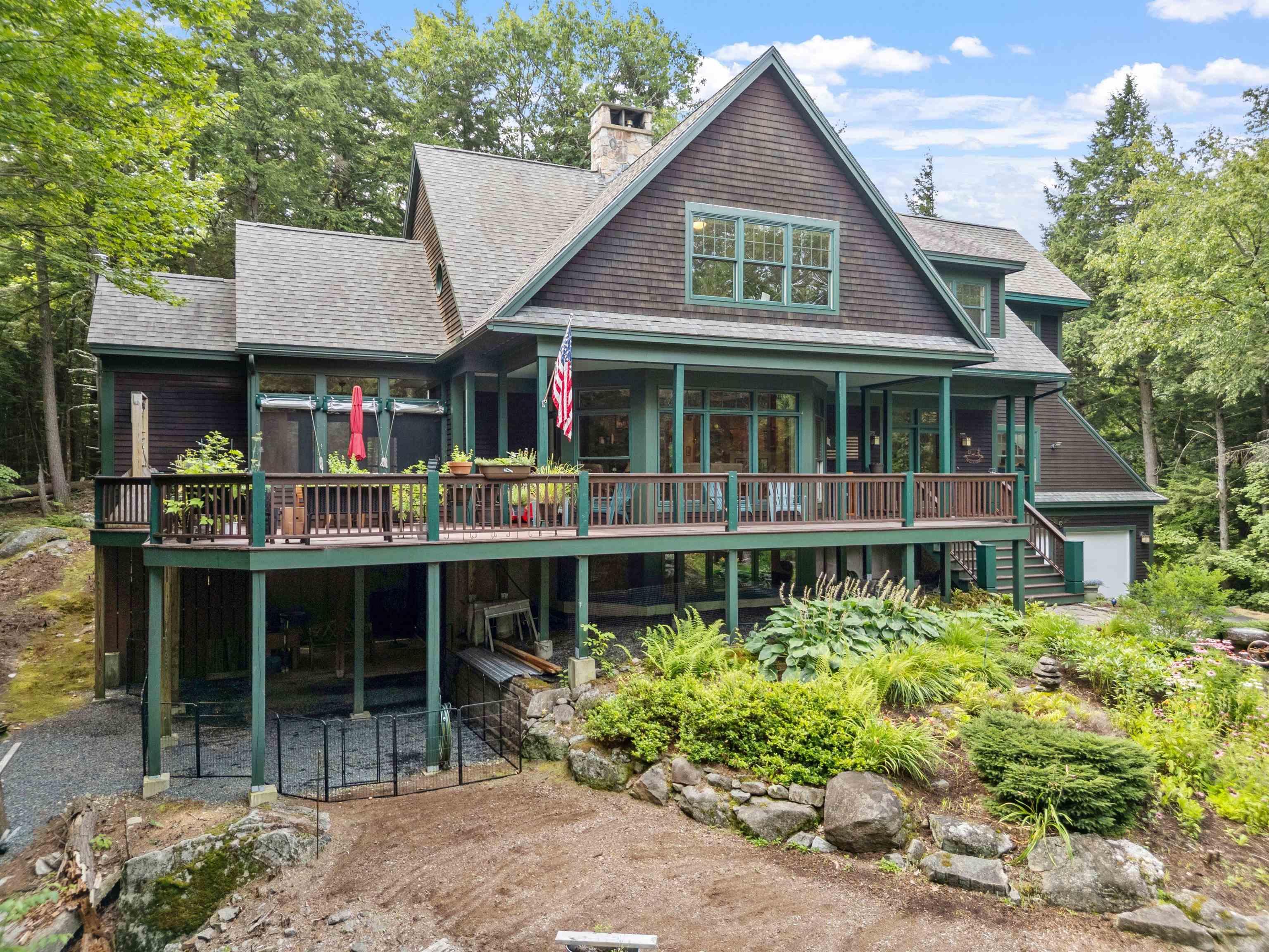 Image 1: Nestled in the woods with nice privacy
