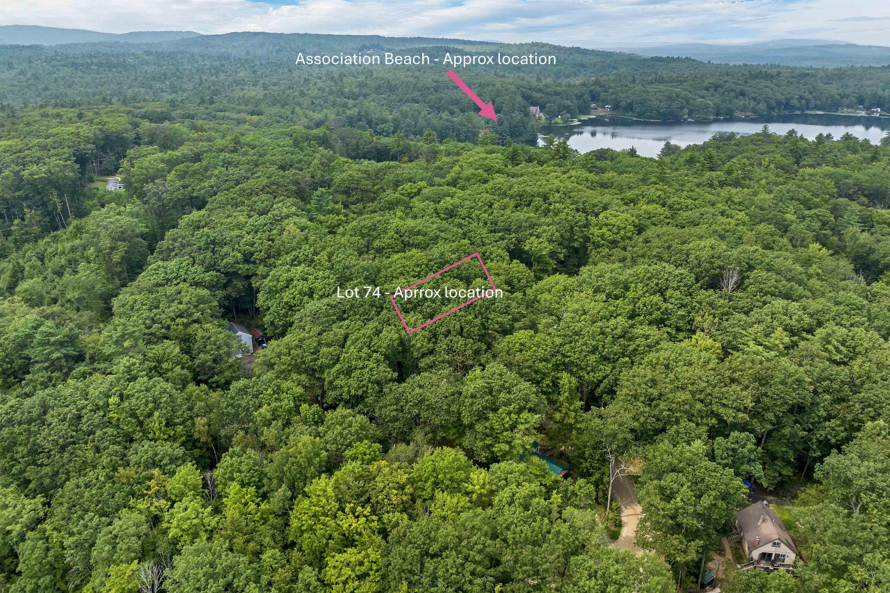 Image 2: Lot and beach locations
