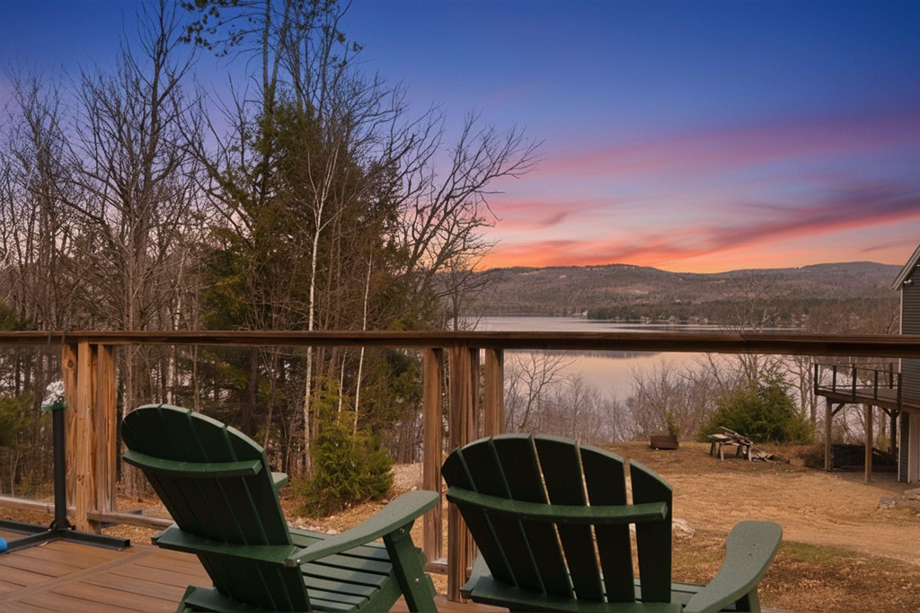 Image 2: View of Newfound Lake from the Deck Image 2: View of Newfound Lake from the Deck