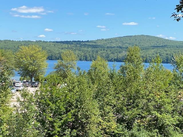 Image 1: Sunapee State Park Beach and the lake