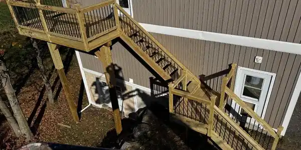 Image 2: New Deck. side view Image 2: New Deck. side view